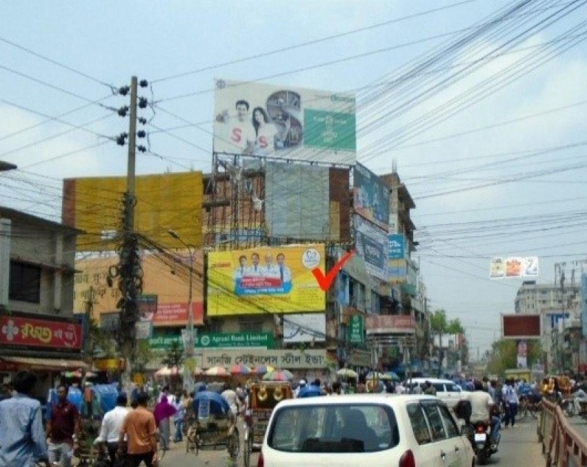 Billboard at Satmatha, Bogra