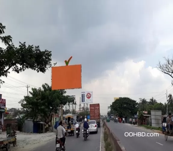 Billboard at Narayanganj Link Road, Jhalkhuri