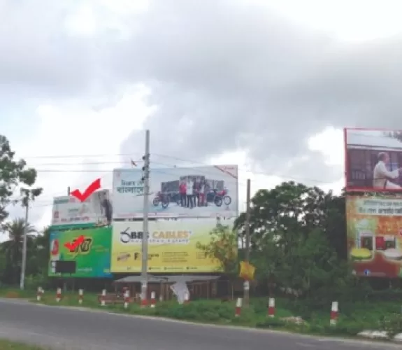 Billboard at Nilphamari Wabda Moor