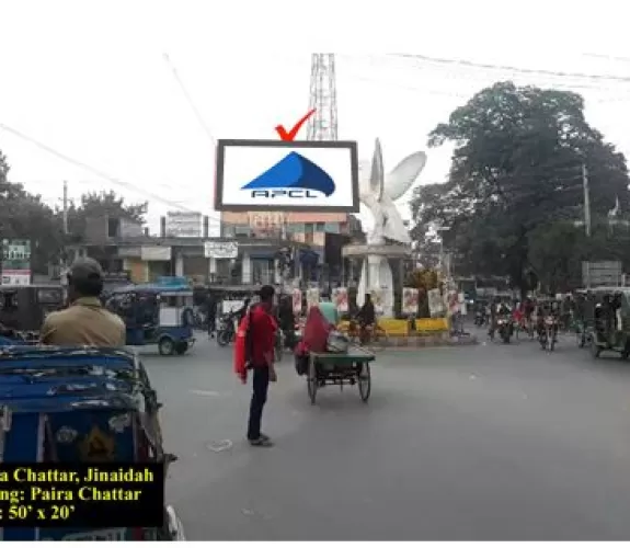 Billboard at Paira chattar,Jhenaidah