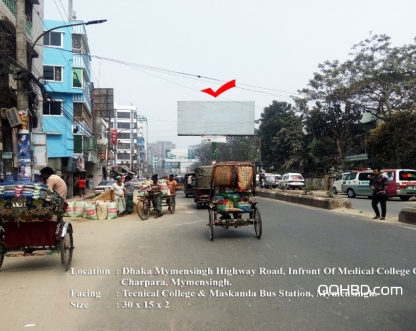 Billboard at Dhaka-Mymensingh,Infront of Medical